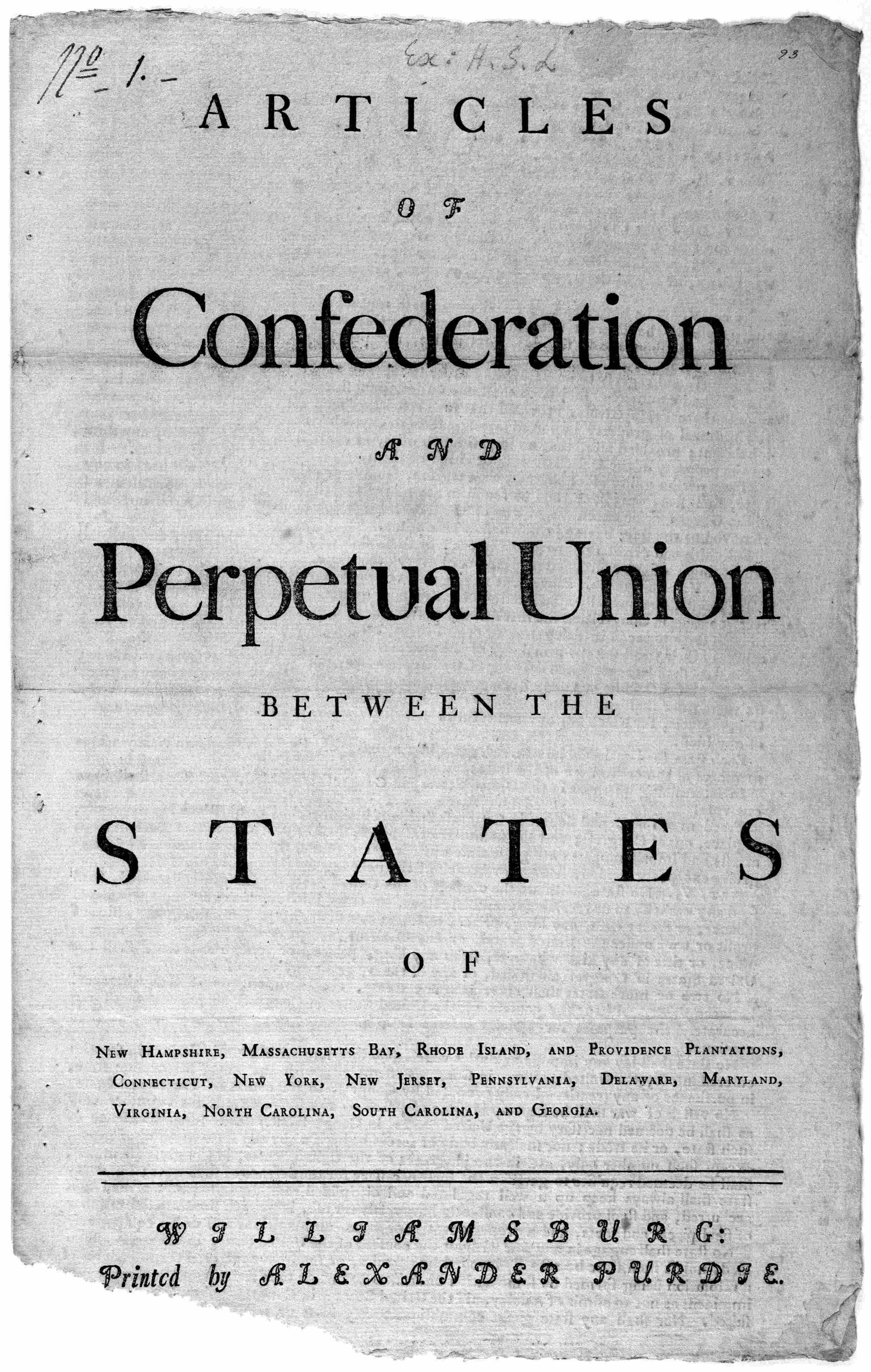the articles of confederation a history of the first constitution of the united states of america the articles of confederation a history of the first constitution of the united states of america