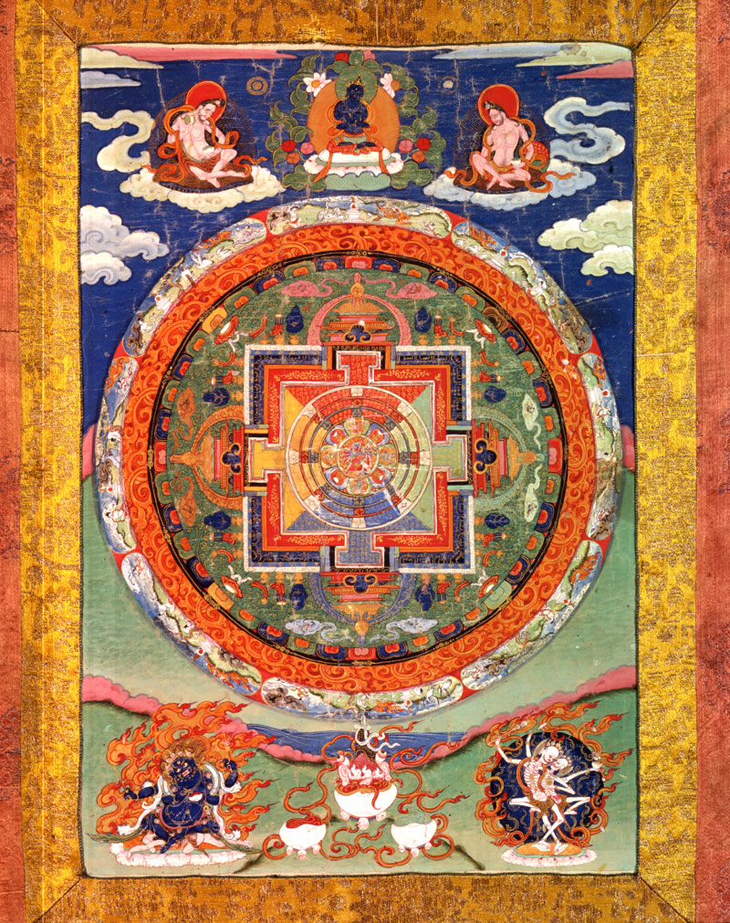 mandala of the buddhist deity chakrasamvara article khan academy