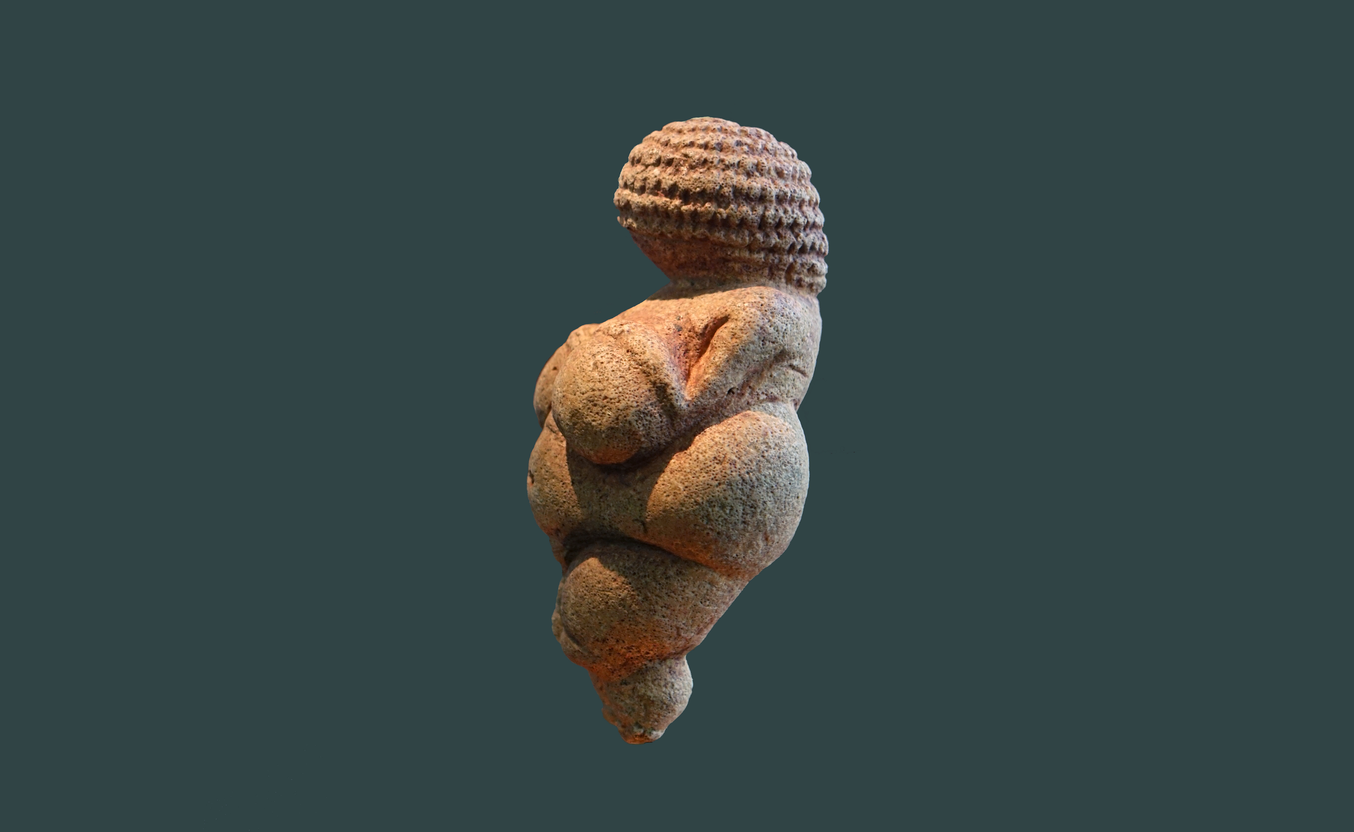 Venus of Willendorf, c. 24,000-22,000 B.C.E., limestone 11.1 cm high (Naturhistorisches Museum, Vienna)